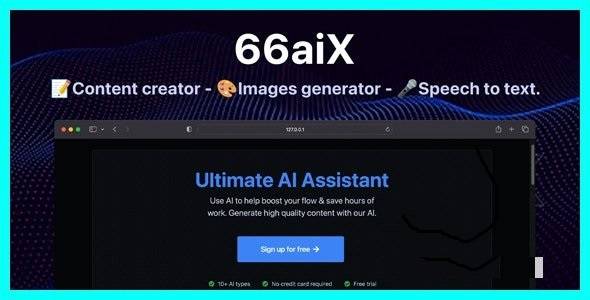 1681180778 66aix ai content chat bot images generator speech to text saas