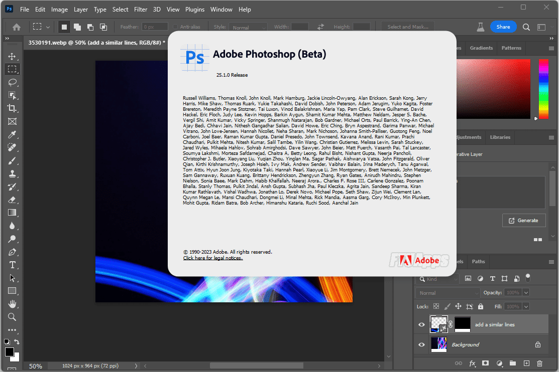 Adobe Photoshop 2024 v251 Beta m2308