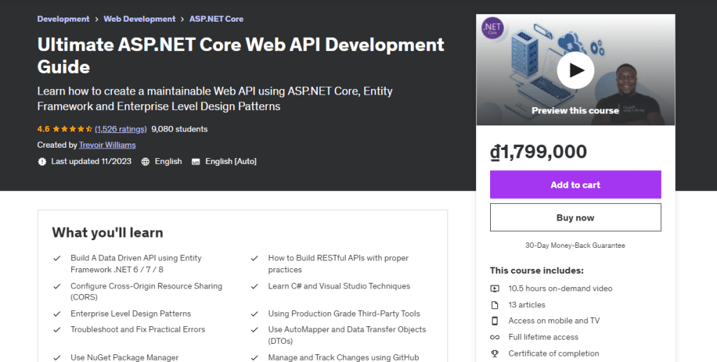 Ultimate ASP.NET Core Web API Development Guide