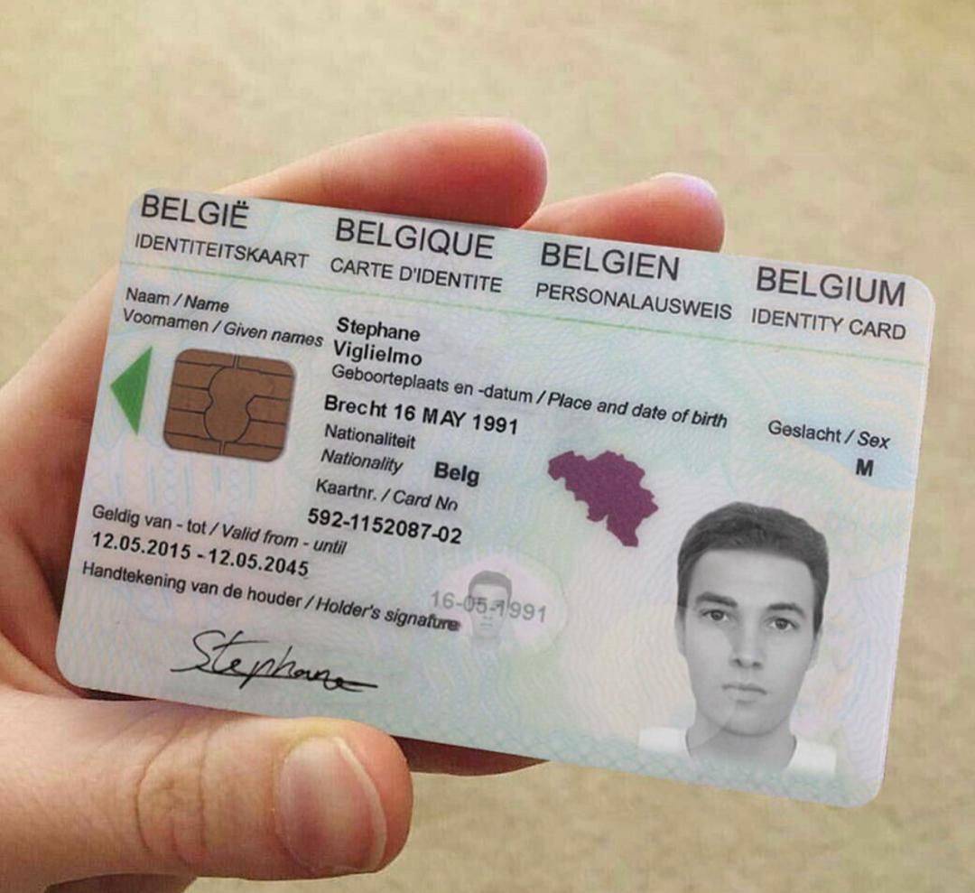 Belgian id card