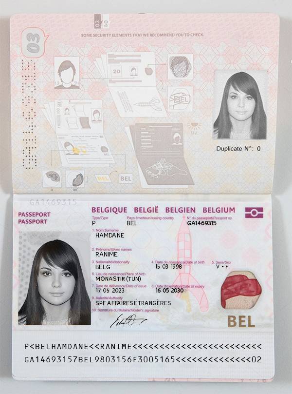 Belgium PASSPORT 2022