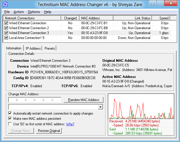 Blackhatfrench spoofer adress mac2