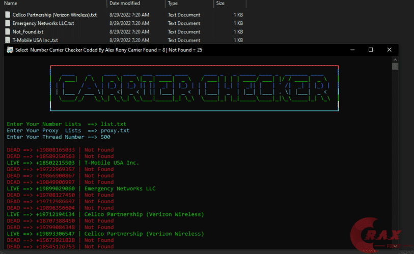 Carrier Checker