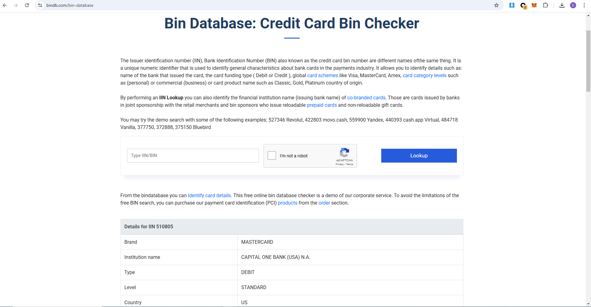 Cc bin checker 1