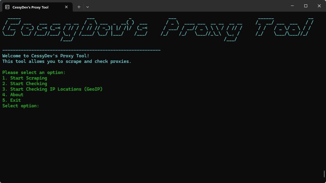 Cessydev proxy tool