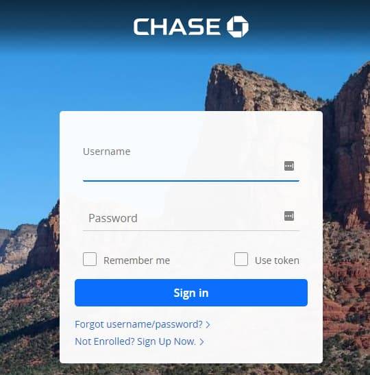 Chase bank login