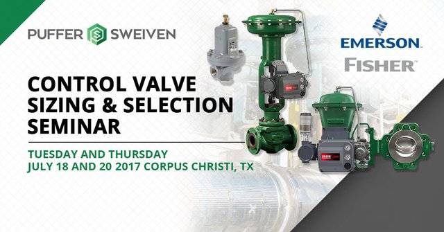 Control Valve Sizing Selection Seminar