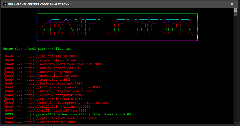 CPanle Checker