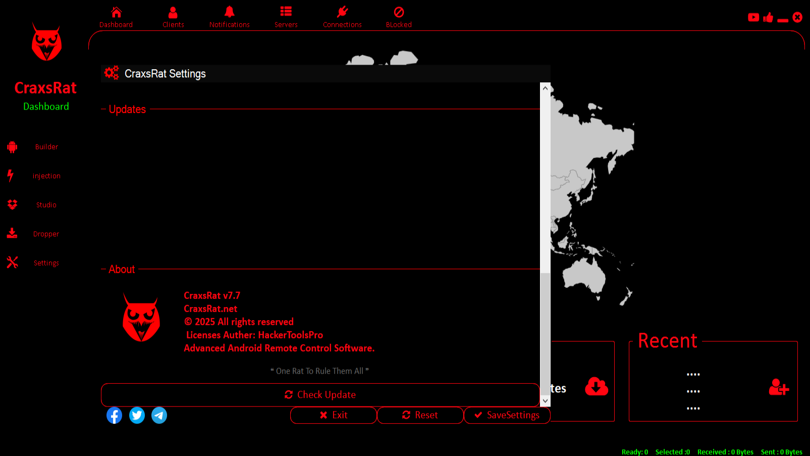 Craxs Rat V77   Setting  Credit