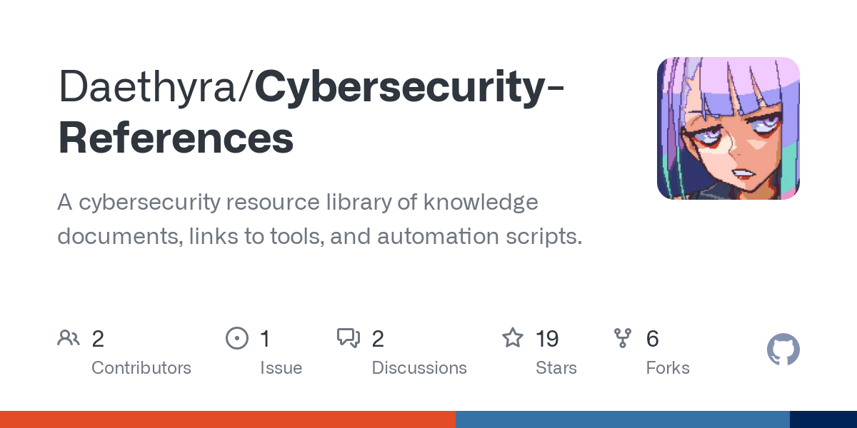 Cybersecurity References