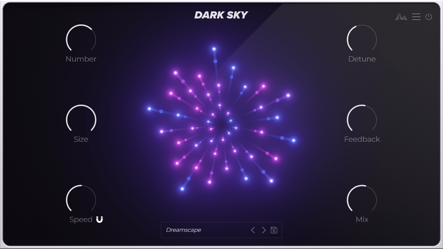 Cymatics Dark Sky Screenshot 1