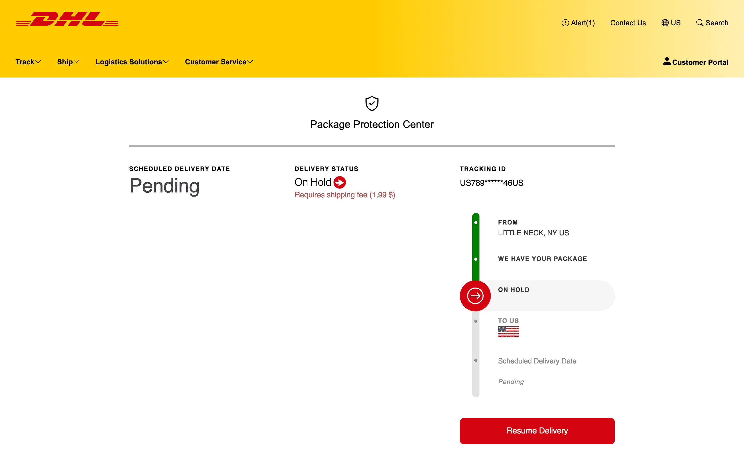 Dhl multilang scampage index