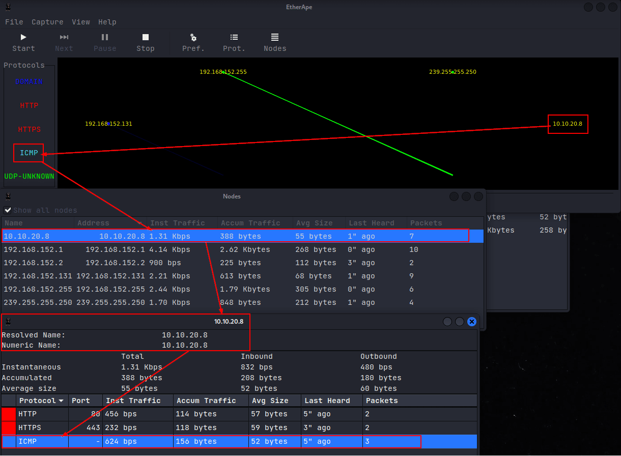 nmap ICMP scan -3