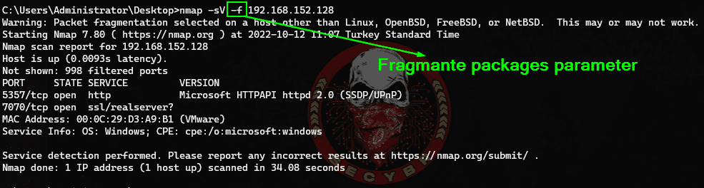 Fragment Packets - Nmap