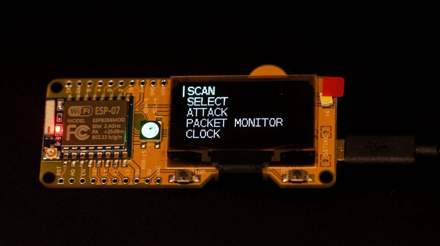 Fi networks with esp8266 based wifi deautherw1456