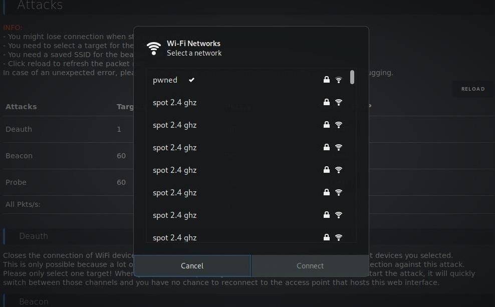 Fi networks with esp8266 based wifi deautherw1456