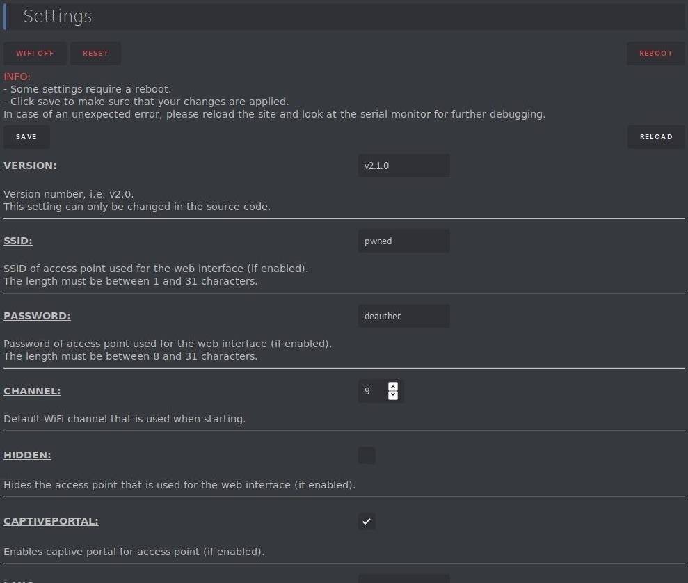 Fi networks with esp8266 based wifi deautherw1456