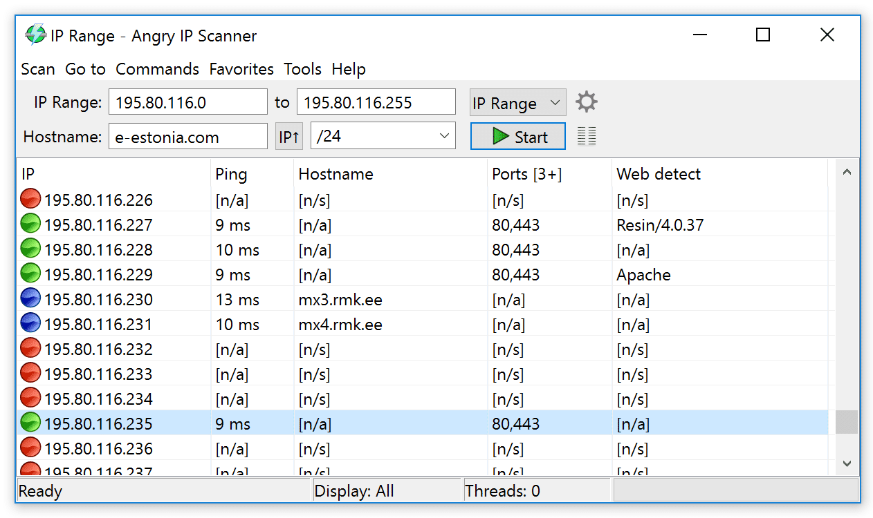 Ipscan win10