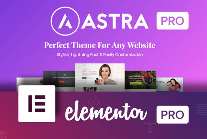 Lone stunning website with astra pro elementor pro