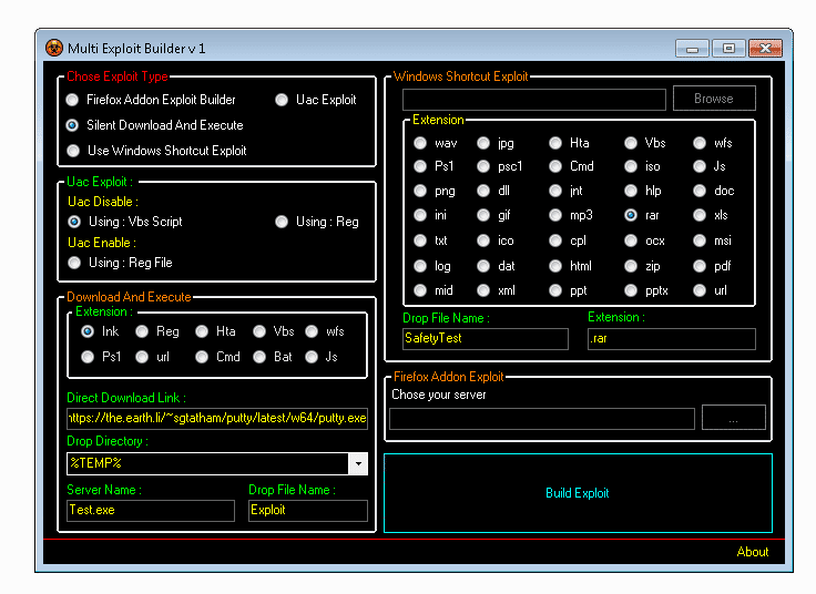 Multi Exploit Builder V1