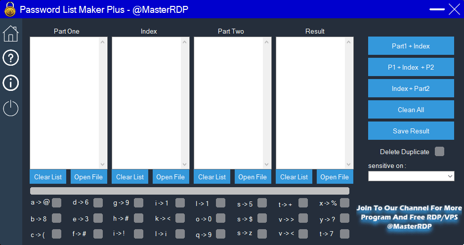 PasswordList Maker