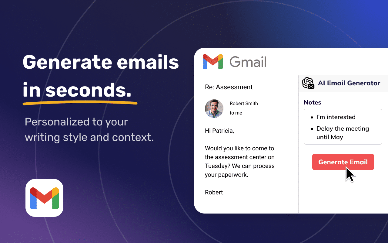 Screenshot   write emails in seconds 1