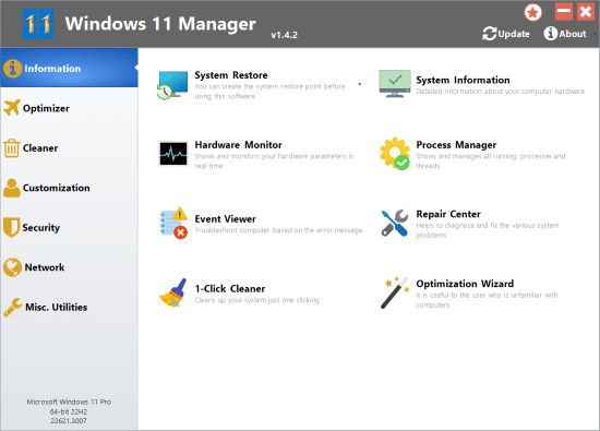 Yamicsoft Windows 11 Manager 1.4.2 (x64) Multilingual