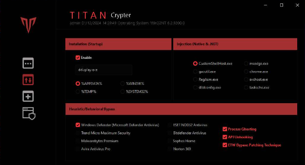 Titan crypter