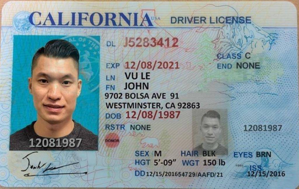 USA DRIVERS LICENSE