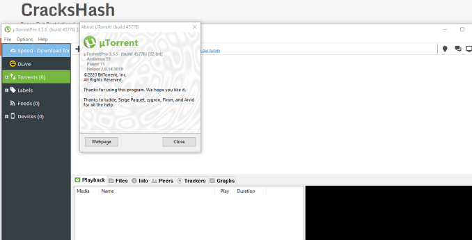 Utorrent proof