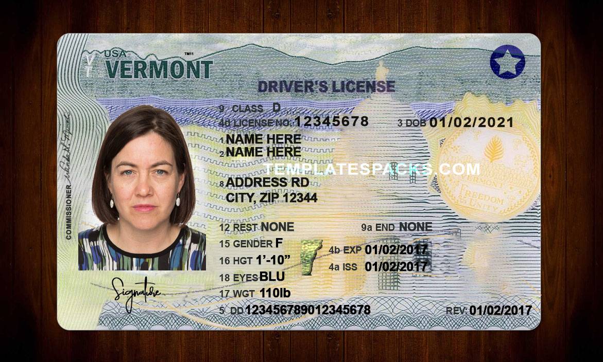 VT driver license