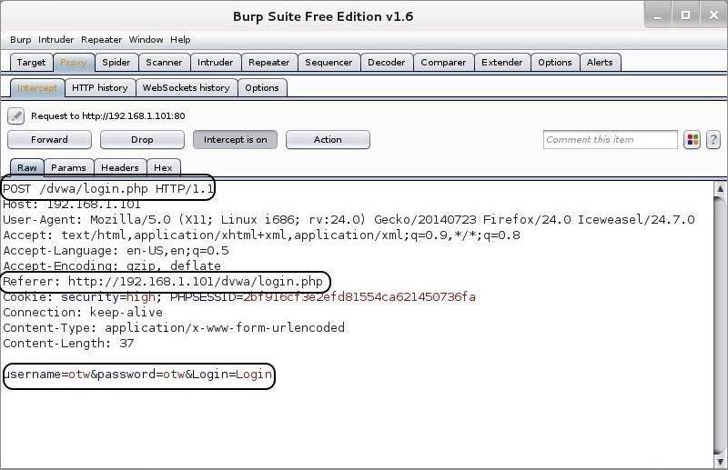 Web form passwords with thc hydra burp suitew1456