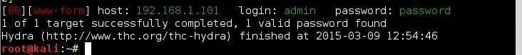 Web form passwords with thc hydra burp suitew1456
