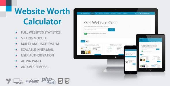 Website worth calculator 590 300