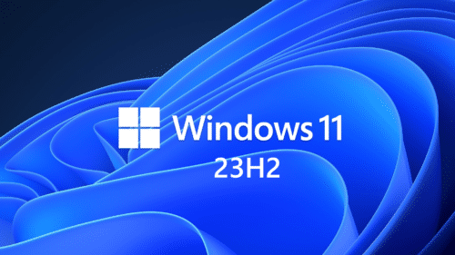 Windows 11 23h2 logo 500x281