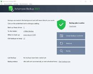 Ashampoo Backup 2023 UI Main Window