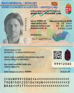 Hungary id card 2016