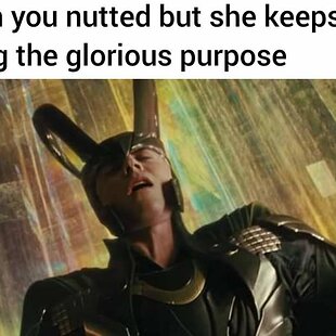 18+ Nuttjob meme loki