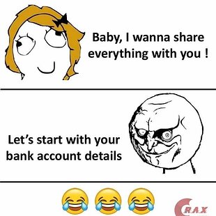 Couple Bank Acc Meme