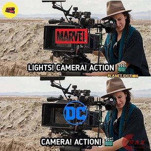 Marvel Vs. DC Shooting meme