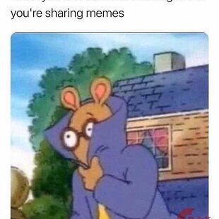 Me sharing memes