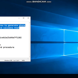 how to generate and validate number for spamming.mp4
