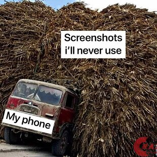 My phone and screenshots