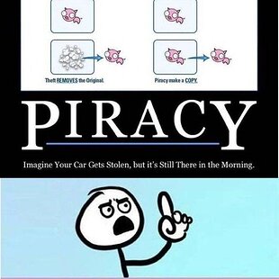 Piracy is not theft.