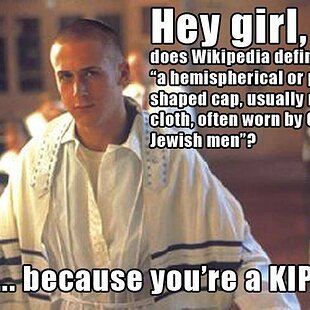 GURL ARE YOU A KIPPAH