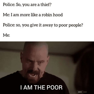 I am the one who steals