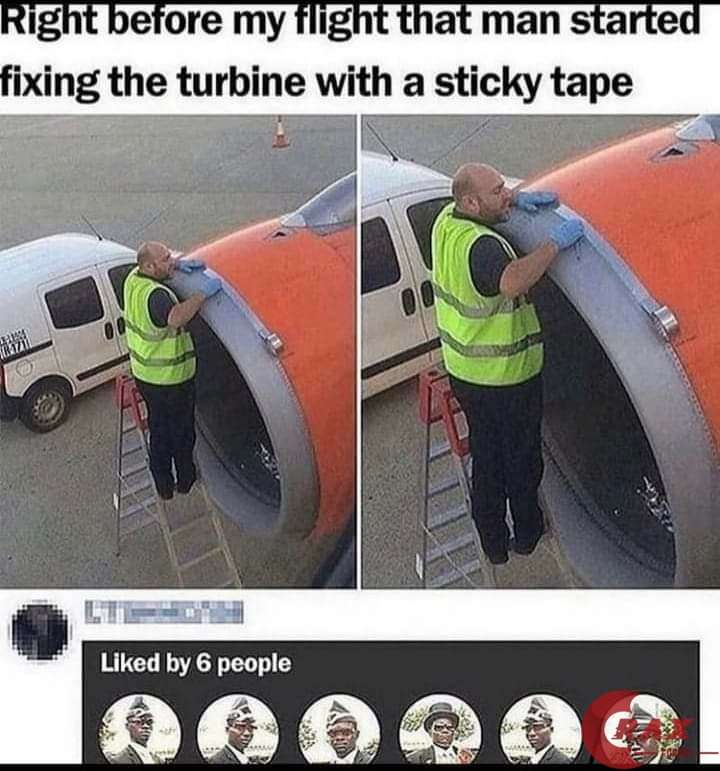 Airplane meme