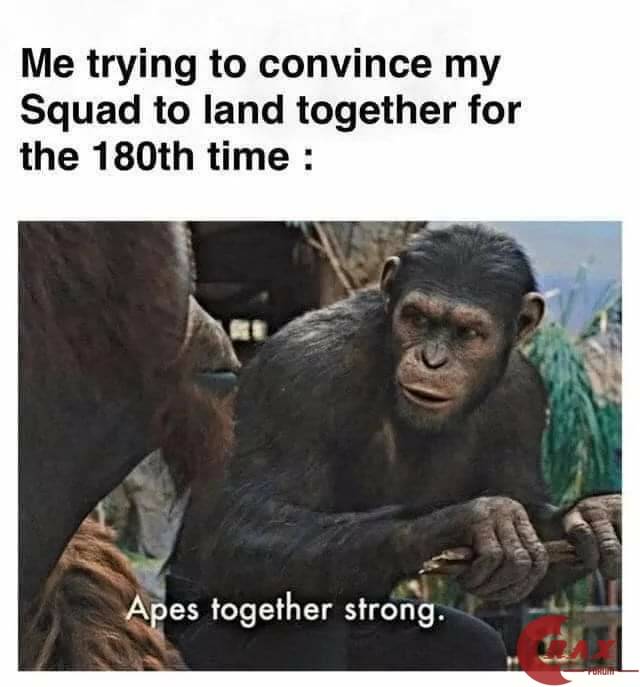 Apes together strong