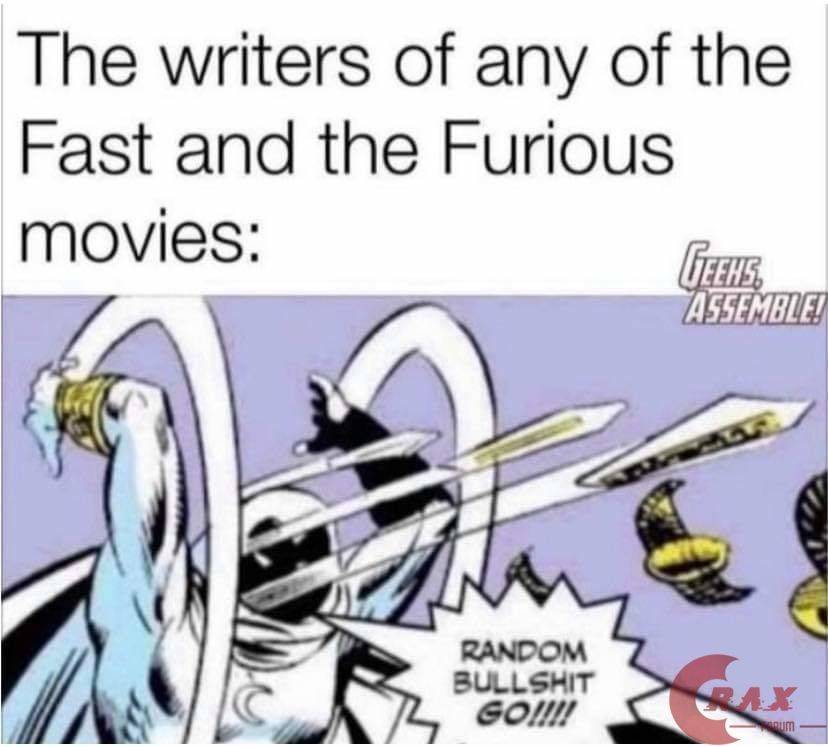 Fast & Furious meme