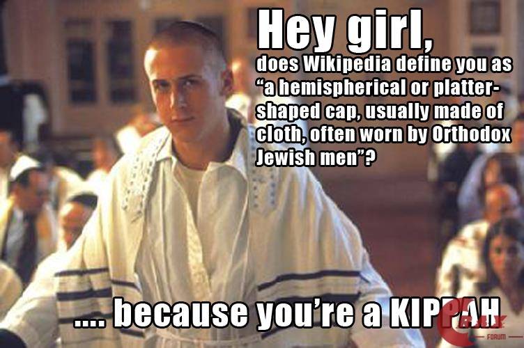 GURL ARE YOU A KIPPAH